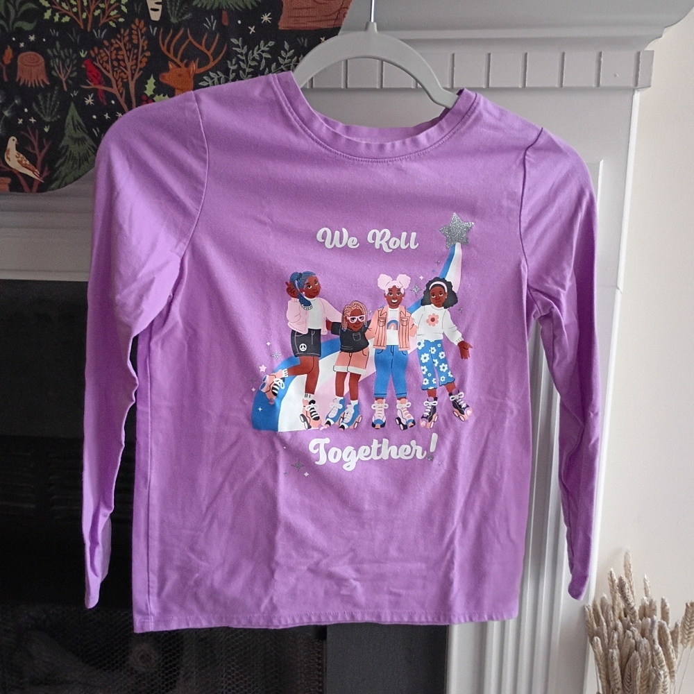 Cat & Jack 10/12 "We Roll Together!" Graphic Tee